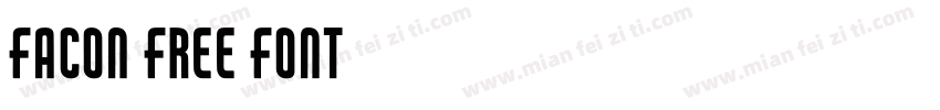Facon Free Font字体转换